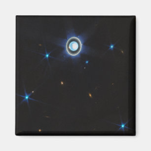 Imã Urano Planeta com Anéis e Luas Imagem JWST