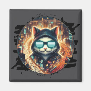 Imã Urban Feline Guardian