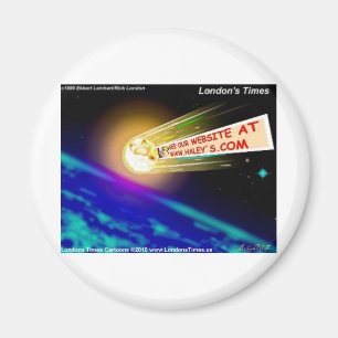 Imã URL do Cometa Haley Cartões Engraçados Camisetas C