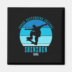 Imã Urn de skatista de Shenzhen, China, skate 