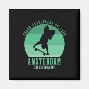 Imã Urn Skateboarder Amsterdã Skate 5 