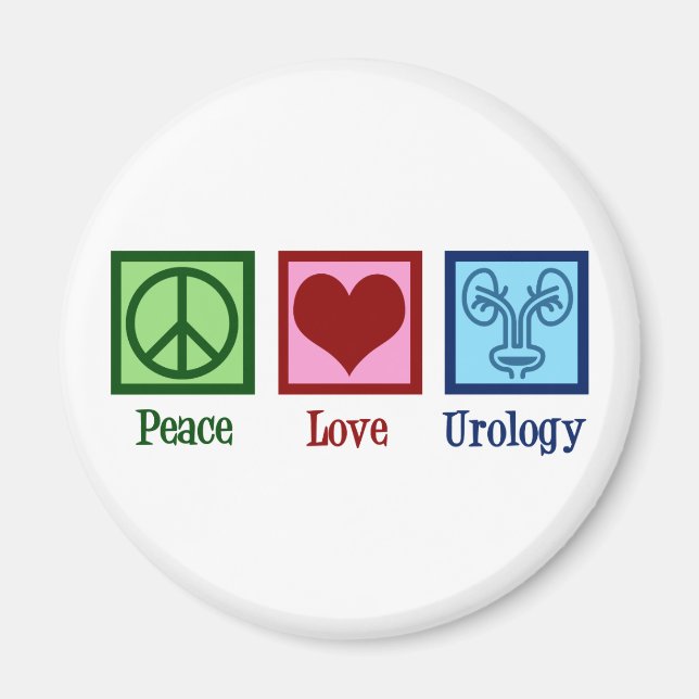 Imã Urologia de Paz e Amor (Frente)