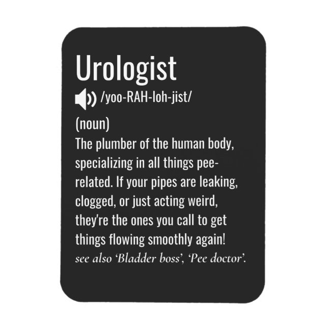 Ímã urologist definition funny urology (Vertical)