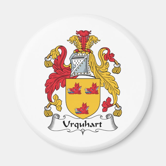 Imã Urquhart Family Crest (Frente)