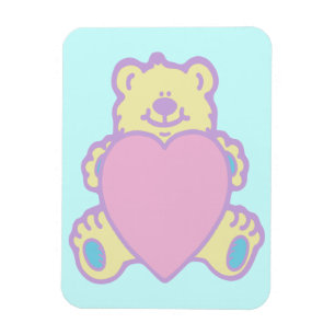 Ímã Ursa Teddy Amor Coração