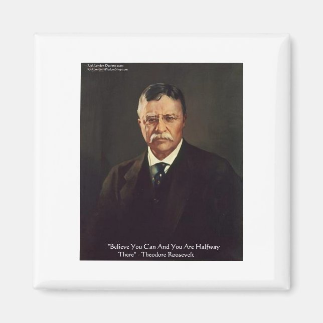 Imã Ursinho Roosevelt "Acredite em Si Mesmo" Ofertas/C (Frente)