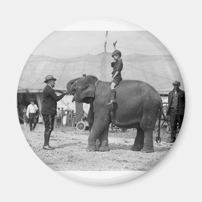 Imã Ursinho Roosevelt no Circo: 1924 (Frente)