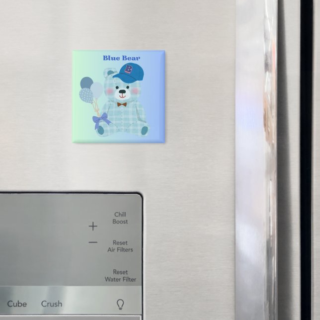Imã Urso Azul (In Situ (Fridge))