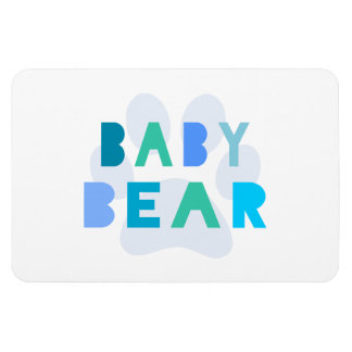 Ímã Urso bebê - azul