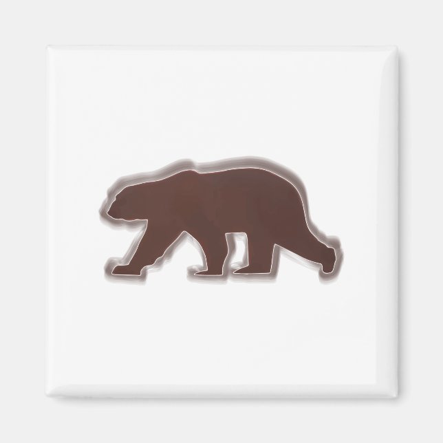 Imã Urso Castanho (Frente)