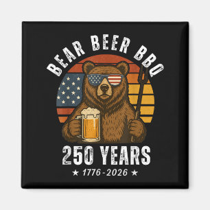 Imã Urso Cerveja Churrasco Dia da Independência Bandei