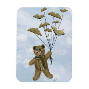Ímã Urso com Borboletas 2
