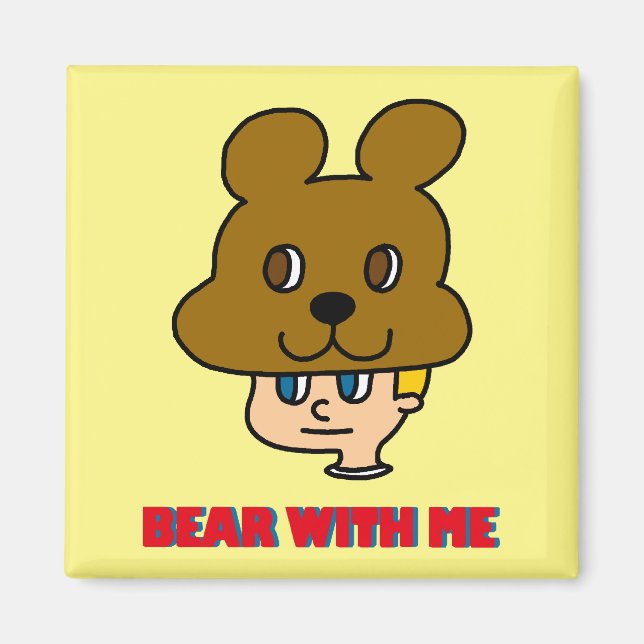Imã Urso com meu ímã (Frente)
