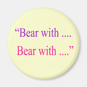 Imã "Urso com… o urso com "