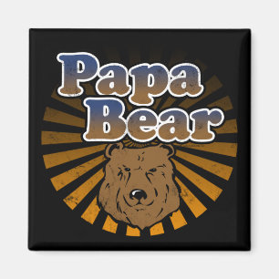 Imã Urso da papá, olhar legal do vintage do dia dos