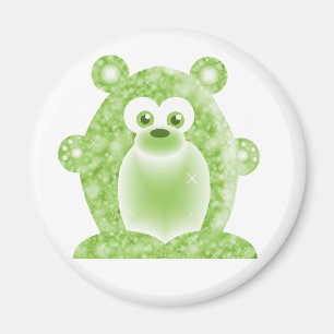Imã Urso de Birthstone do Peridot