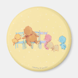 Imã Urso de Brown & cadeiras grandes da parte quatro