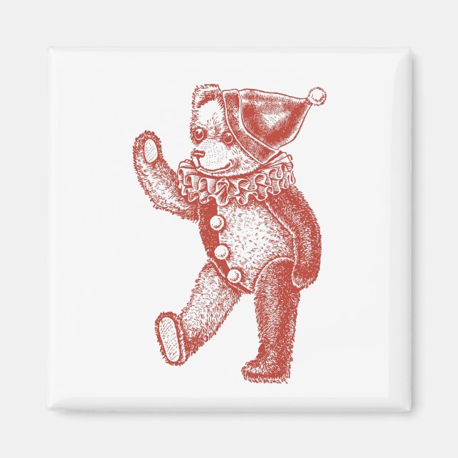 Imã Urso de Férias (Frente)