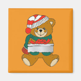 Imã Urso de Natal Teddy
