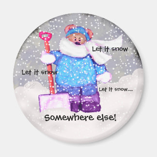 Imã Urso de Neve Louco.