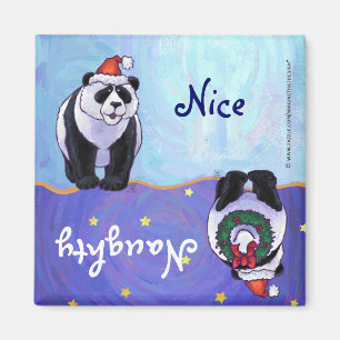 Imã Urso de panda bonito ímã impertinente/agradável