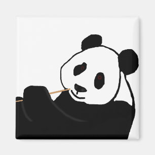 Imã Urso de panda que come o ímã