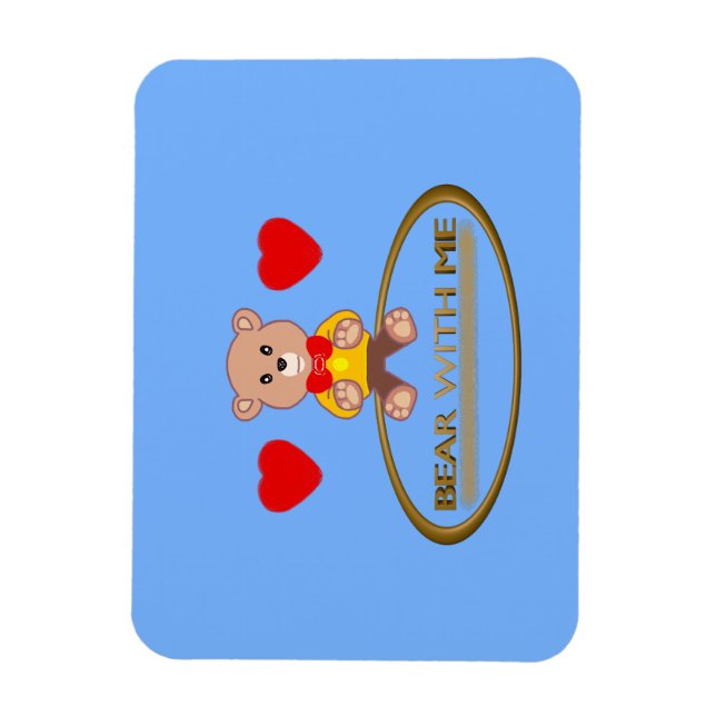 Ímã Urso de Pelúcia  (Vertical)