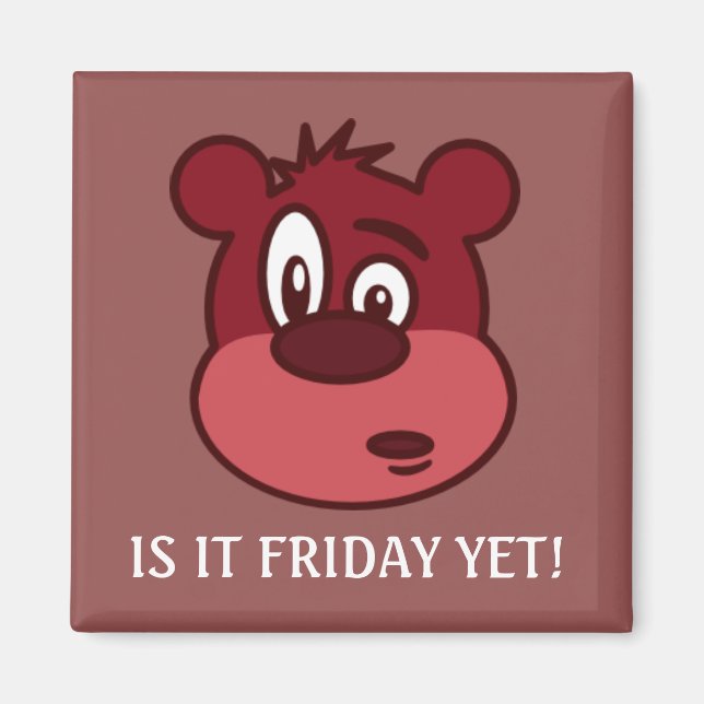 Imã Urso de pelúcia-magnética (Frente)