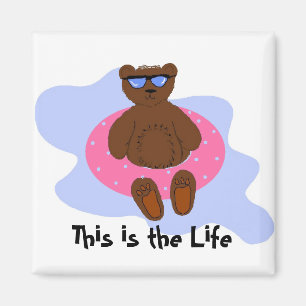 Imã Urso de Praia Rosa