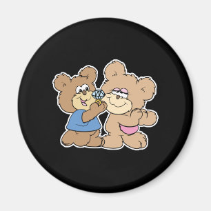 Imã urso de proposta de casamento