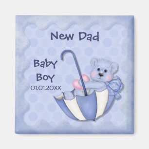 Imã Urso do guarda-chuva - personalize - menino