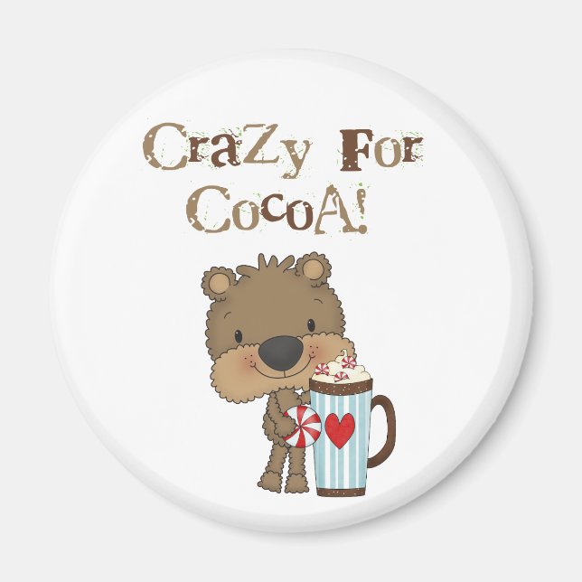 Imã Urso do menino louco para o feriado do cacau (Frente)