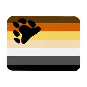Ímã Urso e bandeira do orgulho gay da comunidade LGBT