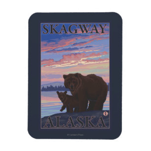 Ímã Urso e Cub - Skagway, Alaska