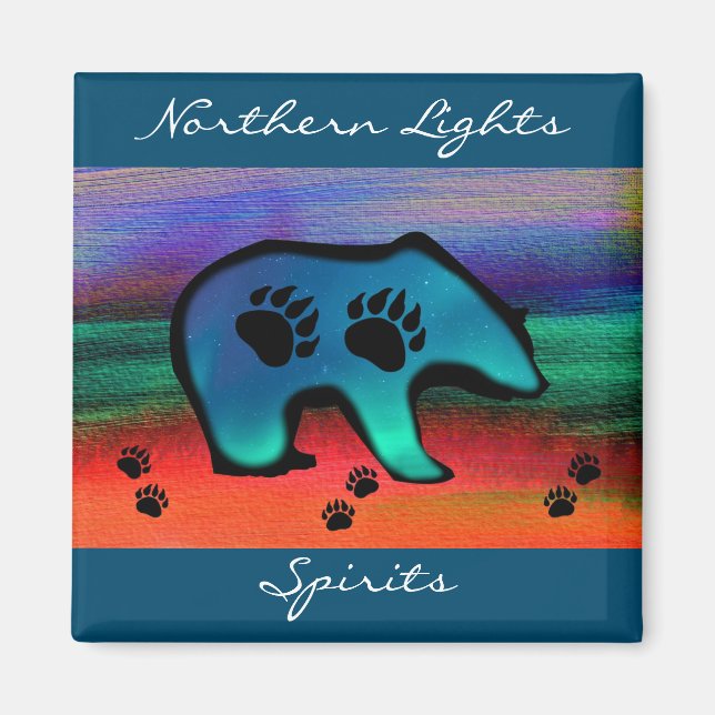 Imã Urso Espírito das Luzes do norte (Frente)