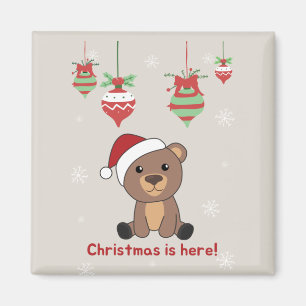 Imã Urso Feliz Natal Bears Magnet