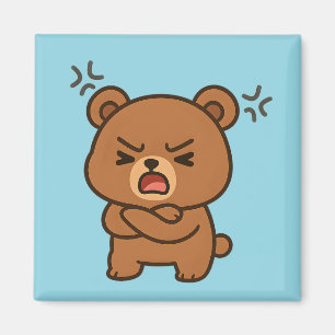 Imã Urso Irritado - Magneta Animal Feroz