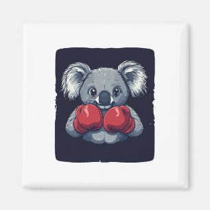 Imã Urso Koala Bonito Com Sérias Habilidades De Boxin 