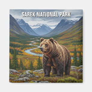 Imã Urso na Viagem de Suecia do Parque Nacional de Sar