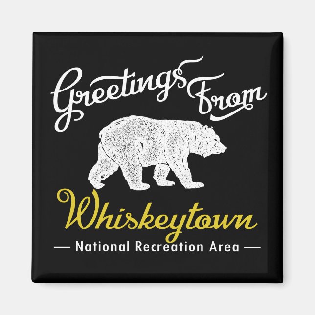 Imã Urso Nacional de Recreação de Whiskeytown (Frente)