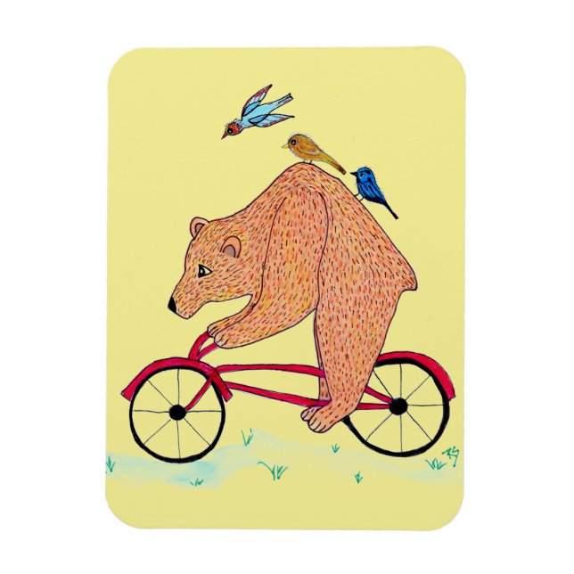 Ímã Urso no Magneto de Bike (Vertical)