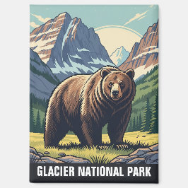 Imã Urso no Parque Nacional Glacier Montana