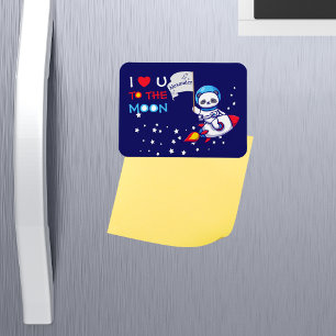 Ímã Urso Panda astronauta espacial foguete lindas cria