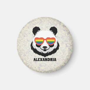 Imã Urso Panda Bonito   Arco-íris   LGBTQ