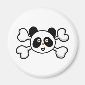 Imã urso panda Caveira e Crossbones