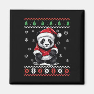 Imã Urso Panda Natal Feio Natal Para Adultos Crianças