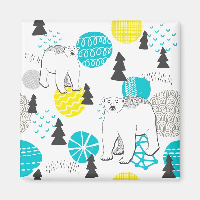 Imã Urso polar (Frente)