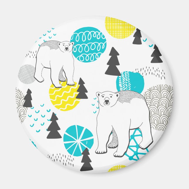 Imã Urso polar (Frente)