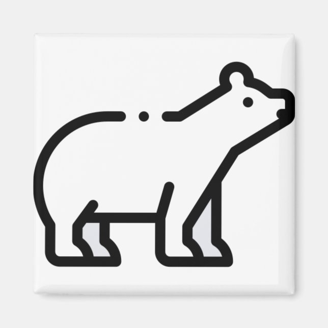 Imã Urso polar (Frente)