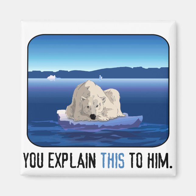 Imã Urso Polar Ártico (Frente)